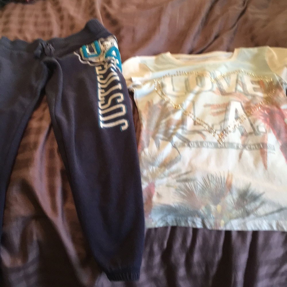 Girls Tshirt, Cardigan, Sweats "Justice" brand